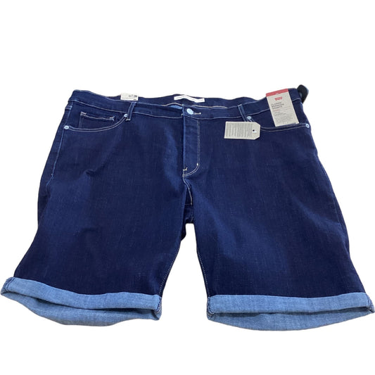 Blue Denim Shorts Levis, Size 22