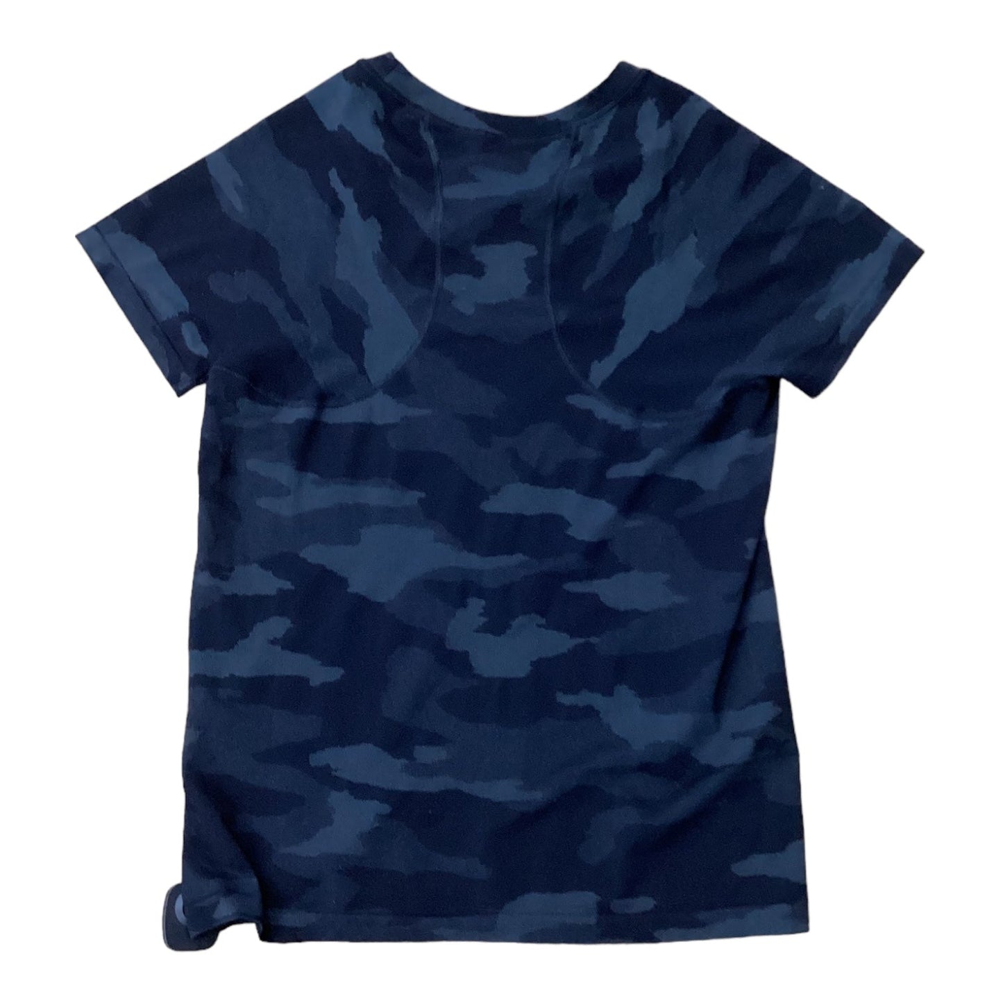 Top Short Sleeve Designer By Athleta In Camouflage Print, Size: L