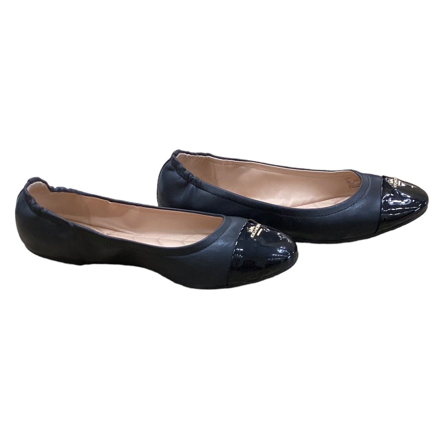 Shoes Flats By Coach In Black, Size: 9.5