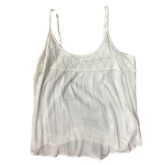 Top Sleeveless By Mossimo In Cream, Size: 1x