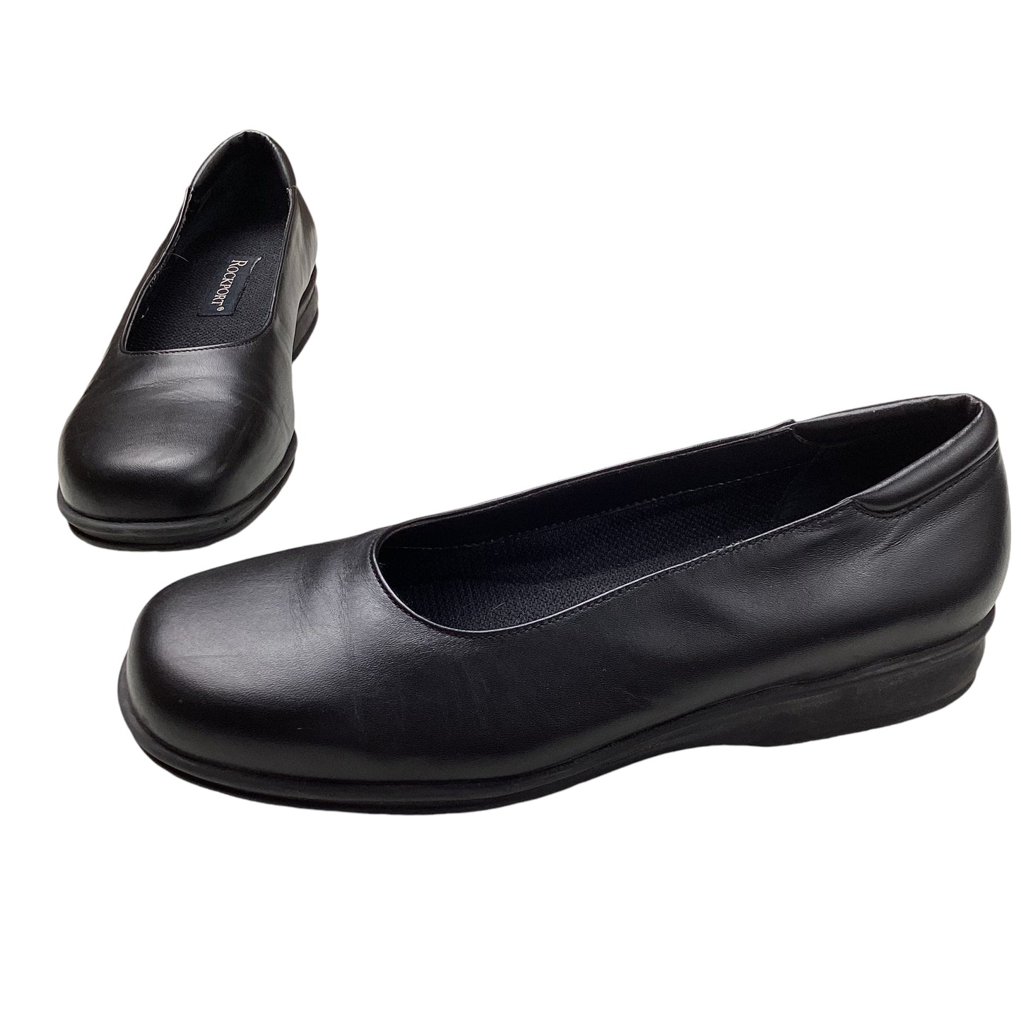 Shoes Flats By Rockport In Black, Size: 7.5