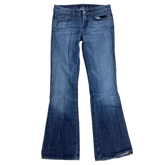 Jeans Designer By 7 For All Mankind In Blue Denim, Size: 4