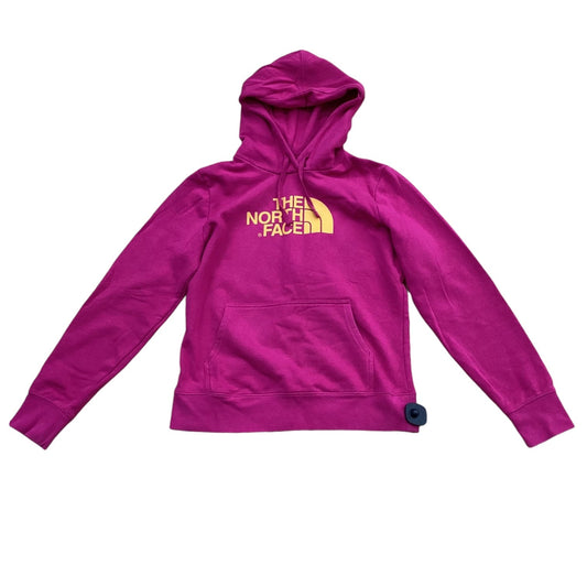 Athletic Sweatshirt Hoodie By The North Face In Pink, Size: M