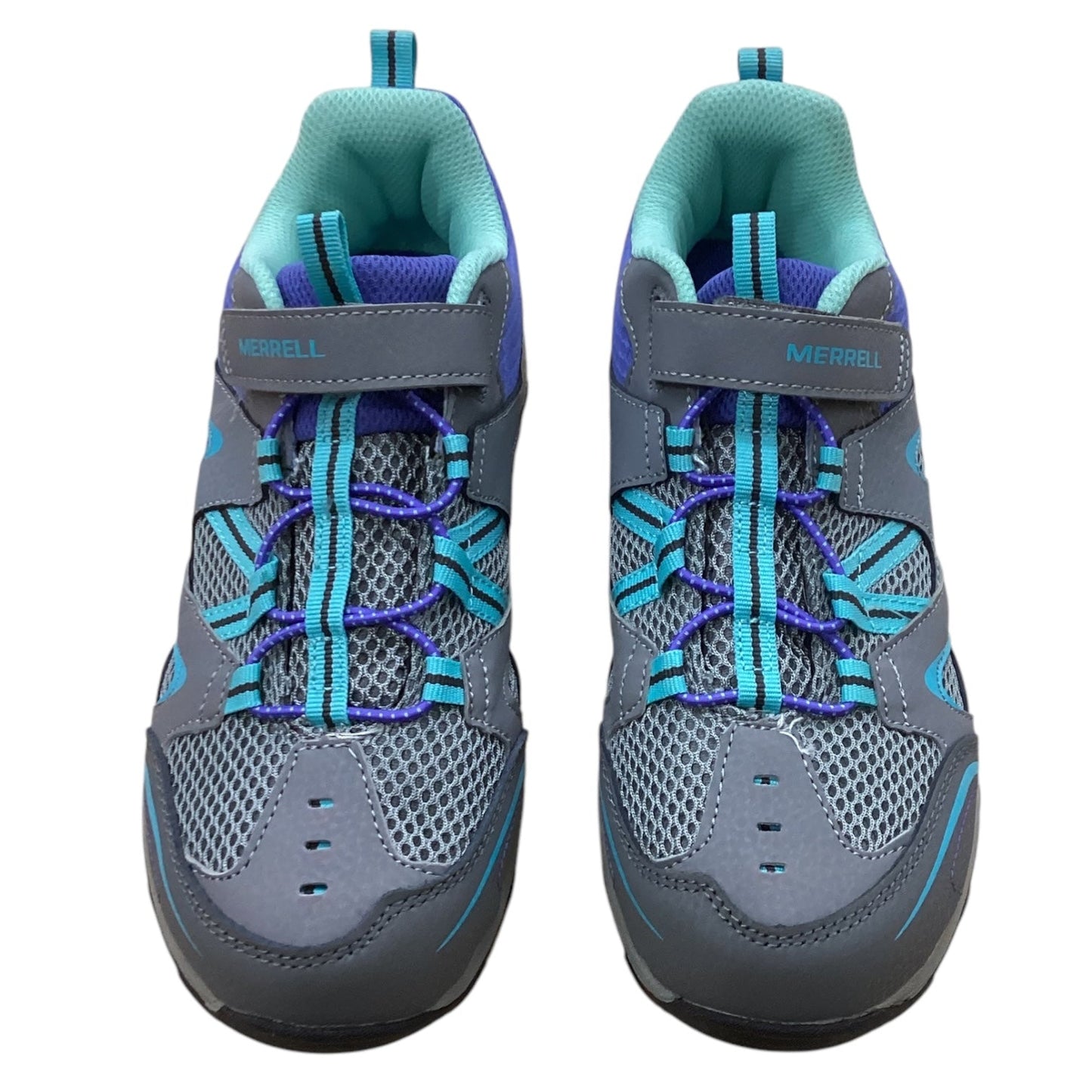 Shoes Athletic By Merrell In Blue & Grey, Size: 5.5