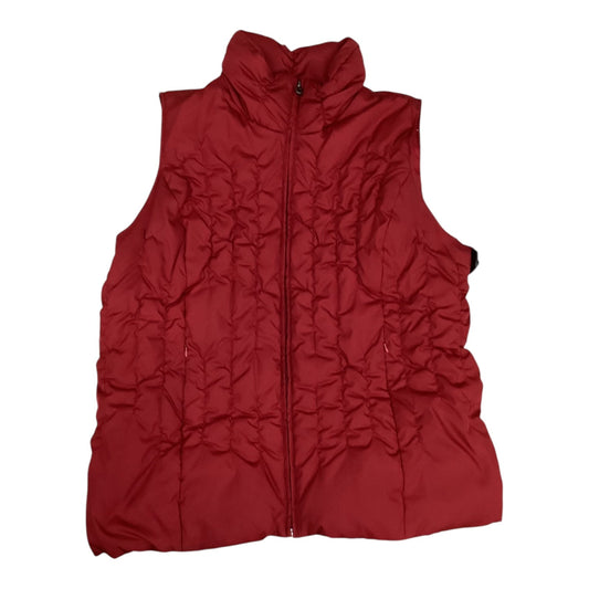 Vest Puffer & Quilted By Lane Bryant In Red, Size: Xl