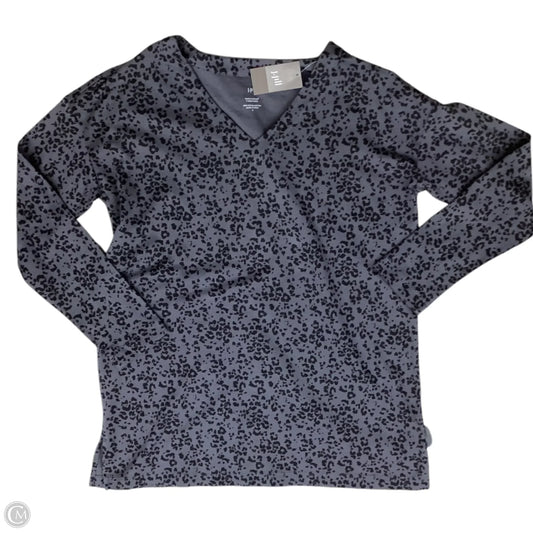 Top Long Sleeve By J. Jill In Animal Print, Size: S