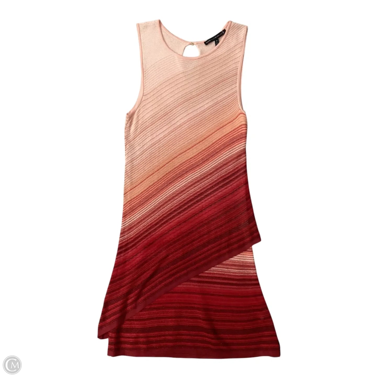 Dress Party Short By White House Black Market In Orange & Red, Size: M