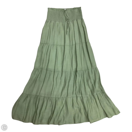 Skirt Maxi By Love Tree In Green, Size: 4