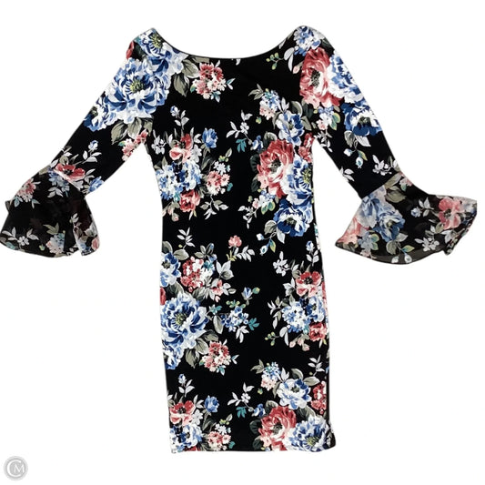 Dress Party Midi By White House Black Market In Floral Print, Size: S