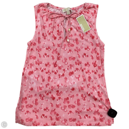 Top Sleeveless By Michael By Michael Kors In Pink, Size: S