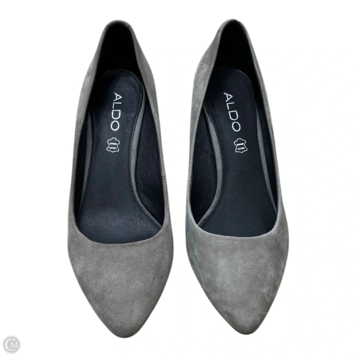 Shoes Heels Kitten By Aldo In Grey, Size: 8