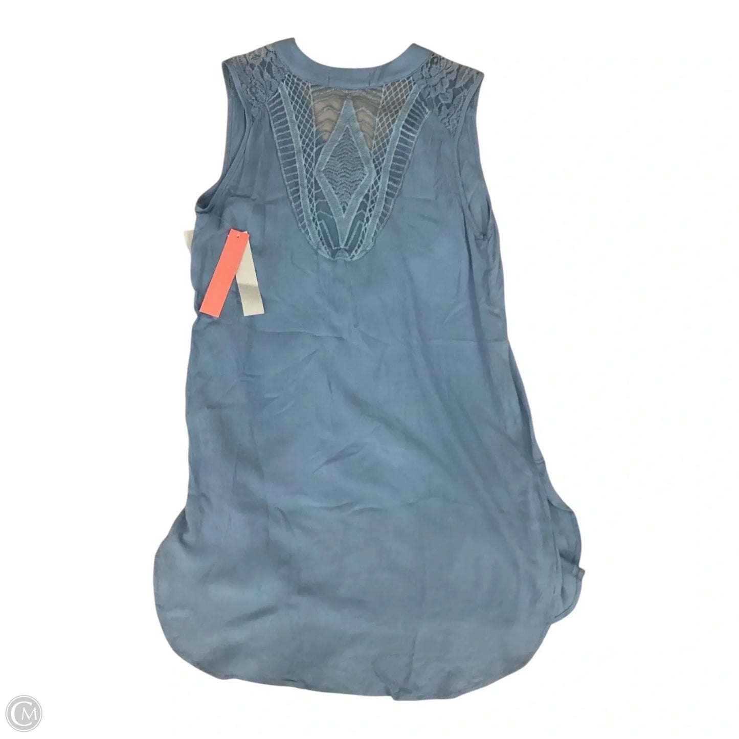 Blouse Sleeveless By Clothes Mentor In Blue, Size: S