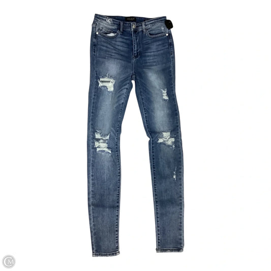 Jeans Skinny By Judy Blue In Blue Denim, Size: 6