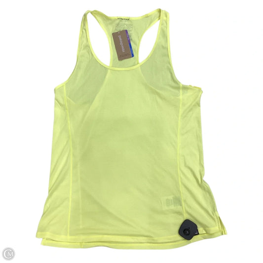 Athletic Tank Top By Patagonia In Yellow, Size: M