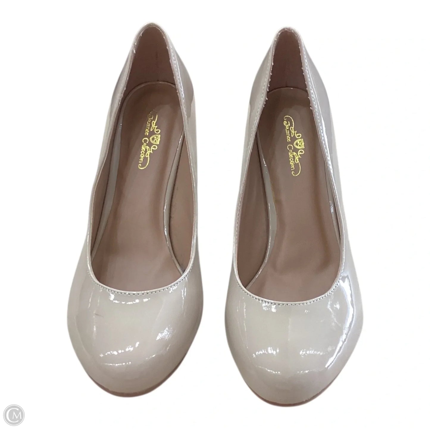 Shoes Heels Kitten By Journee In Tan, Size: 7.5