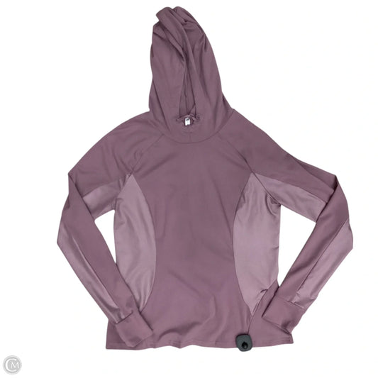 Athletic Sweatshirt Hoodie By Fabletics In Purple, Size: Xl