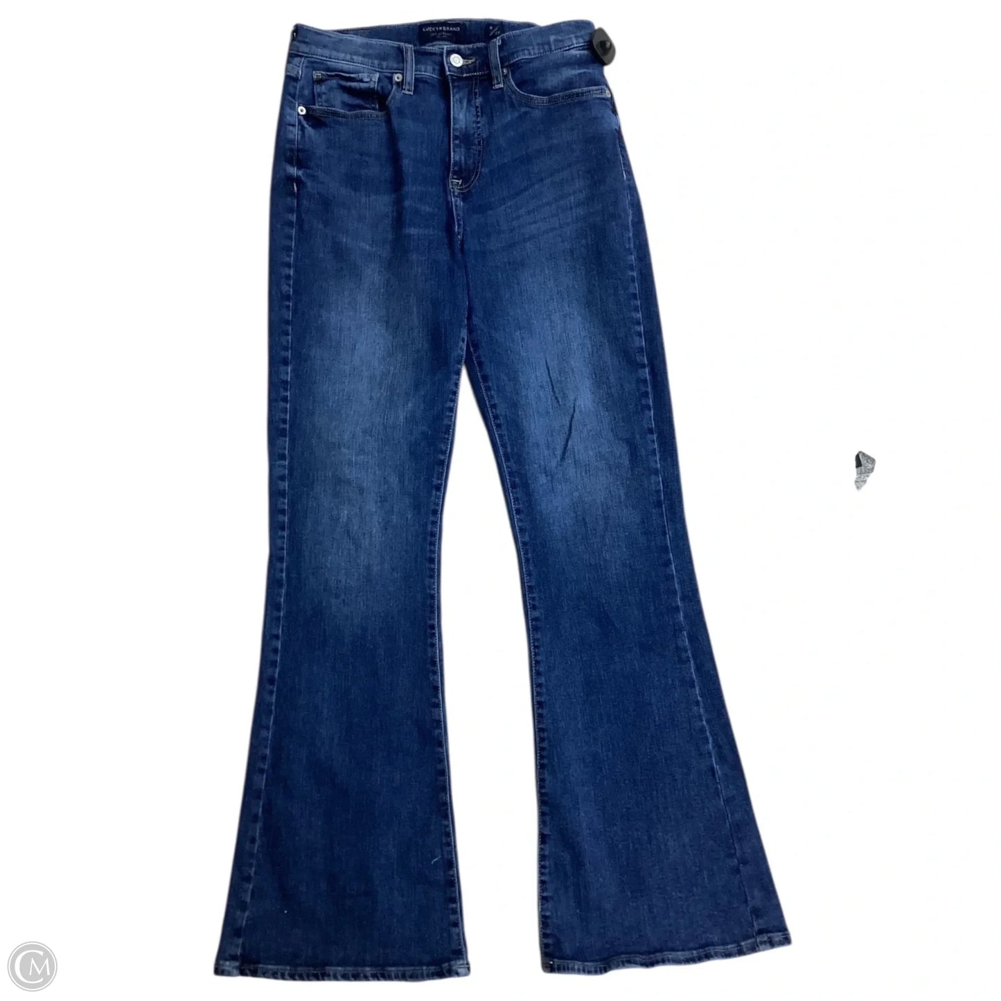 Jeans Flared By Lucky Brand In Blue Denim, Size: 8