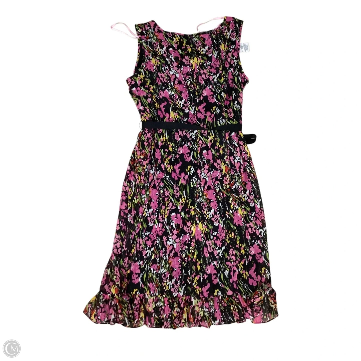 Dress Casual Midi By Studio 1 In Floral Print, Size: 1x
