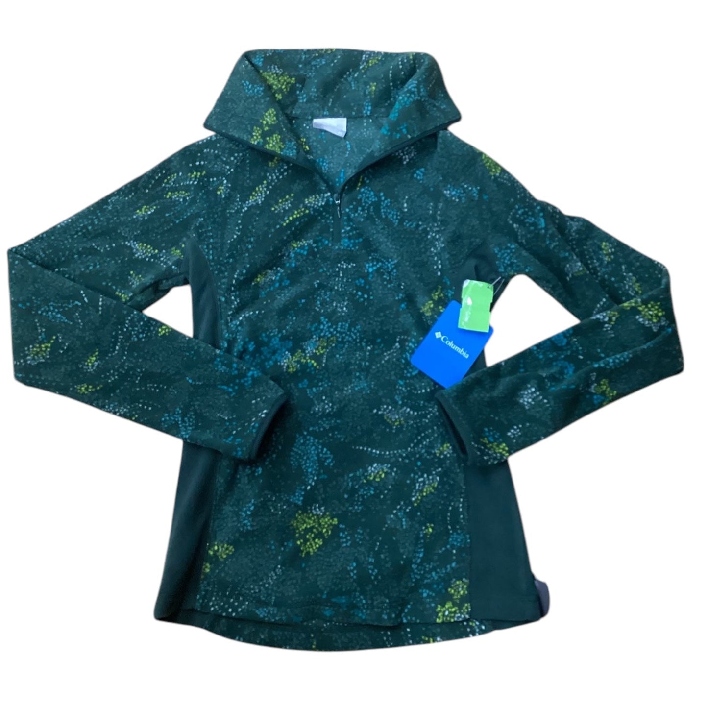 Jacket Fleece By Columbia In Green, Size: Xs