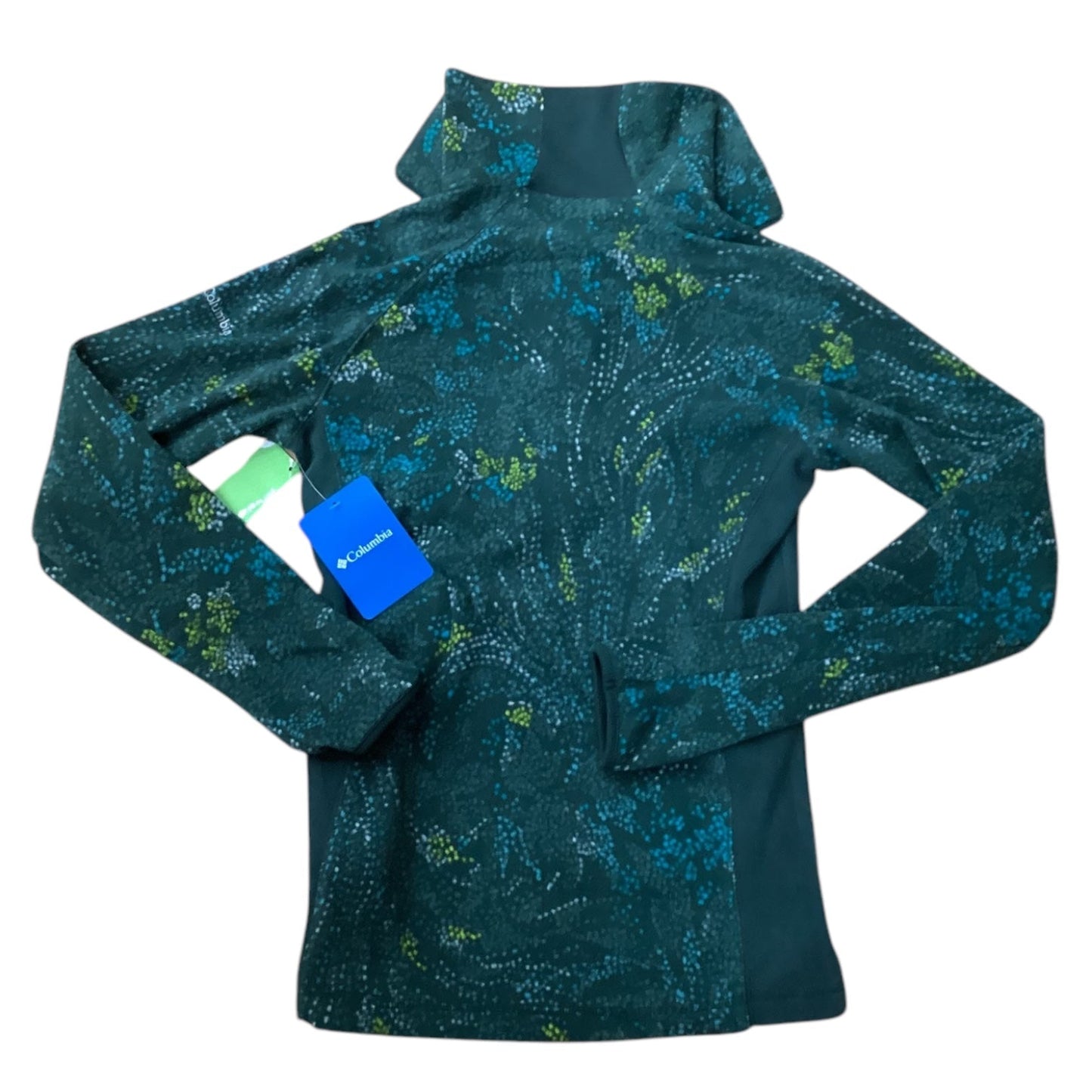 Jacket Fleece By Columbia In Green, Size: Xs