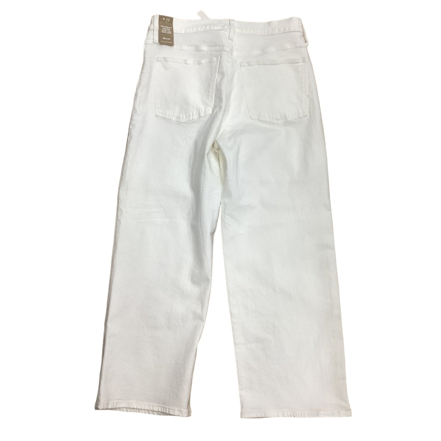 White Jeans Cropped Madewell, Size 12