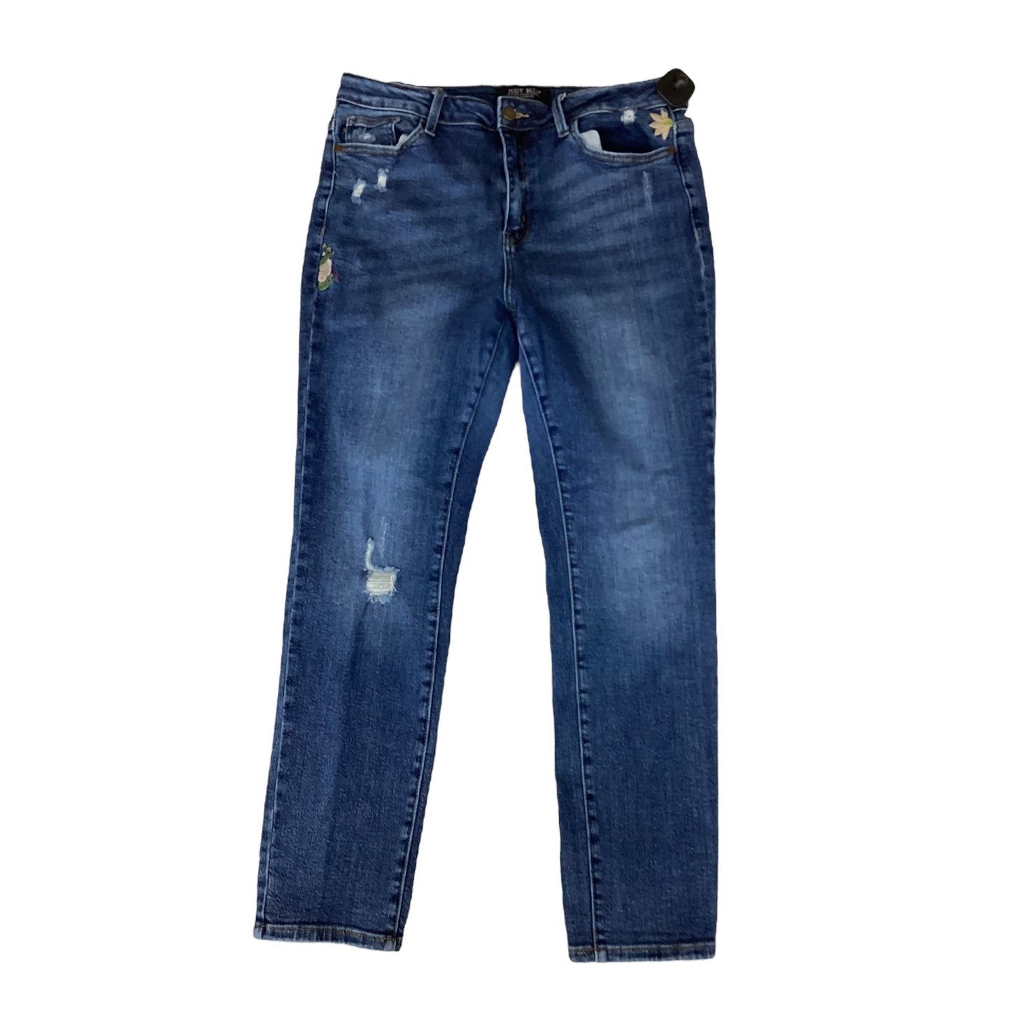 Blue Denim Jeans Designer Judy Blue, Size 10