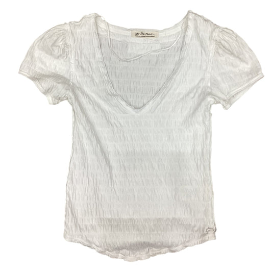 Top Short Sleeve Designer By We The Free In White, Size: S