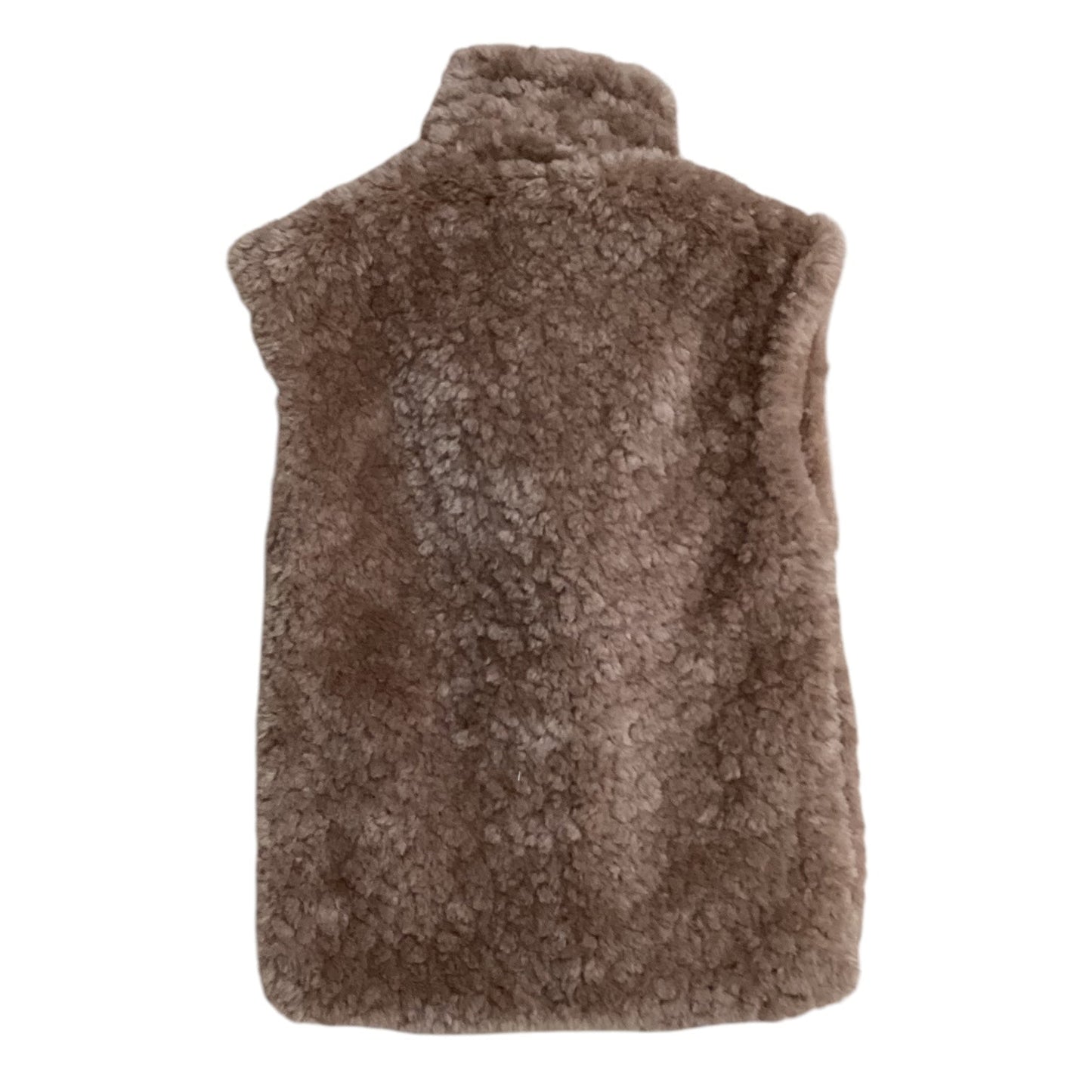 Vest Faux Fur & Sherpa By Forever 21 In Brown, Size: S