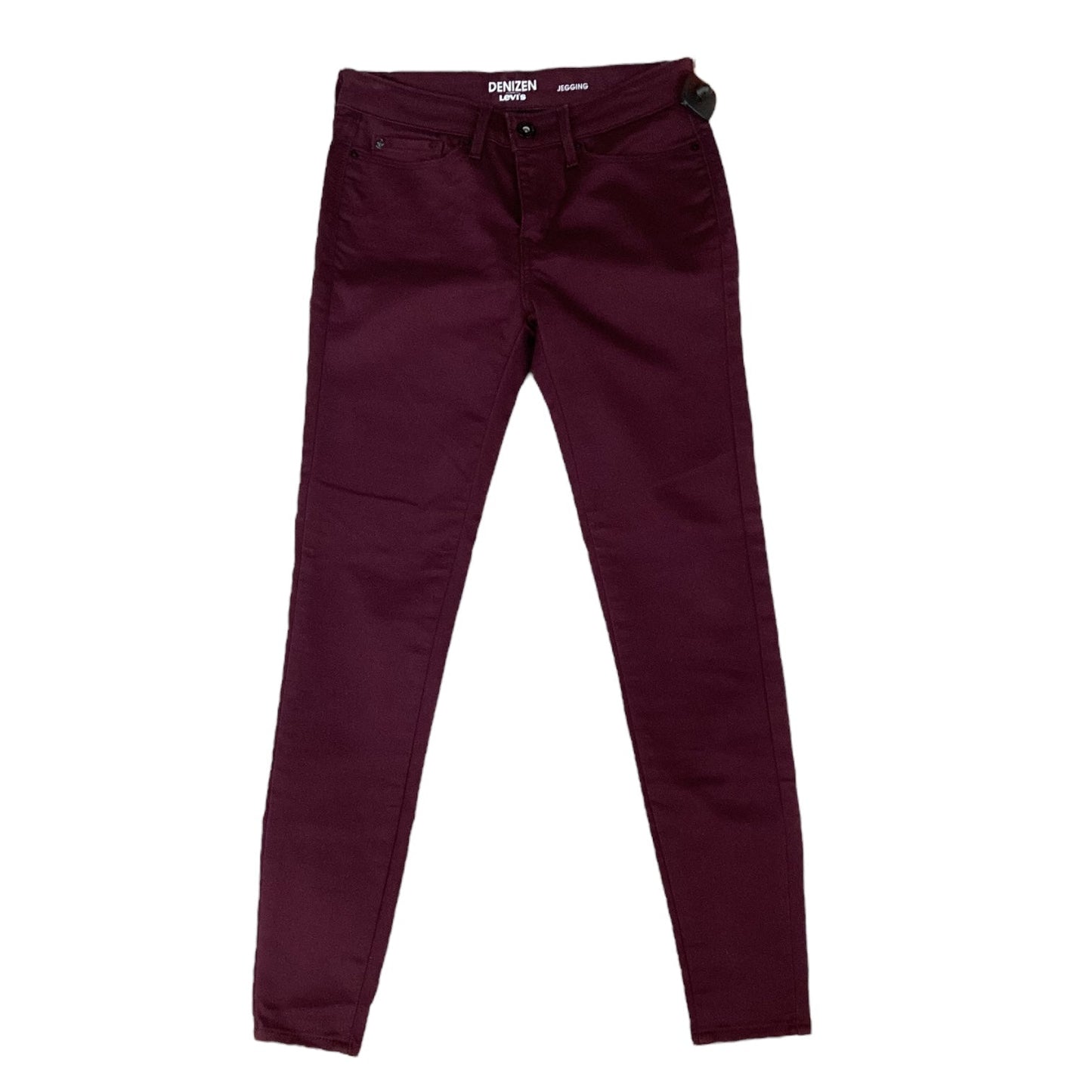 Jeans Jeggings By Denizen By Levis In Maroon, Size: 6