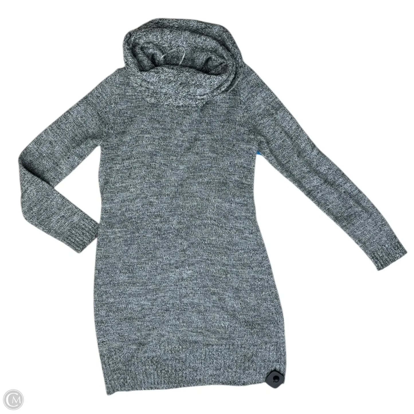 Dress Casual Midi By Massini In Grey, Size: M