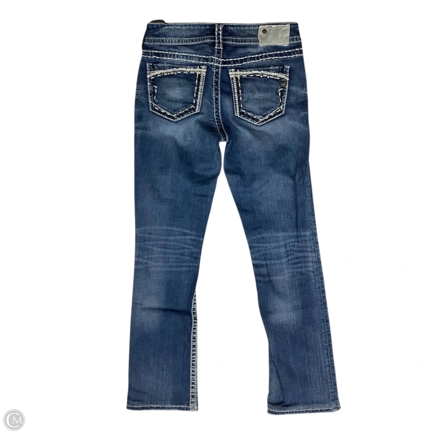 Jeans Boyfriend By Silver In Blue, Size: 4