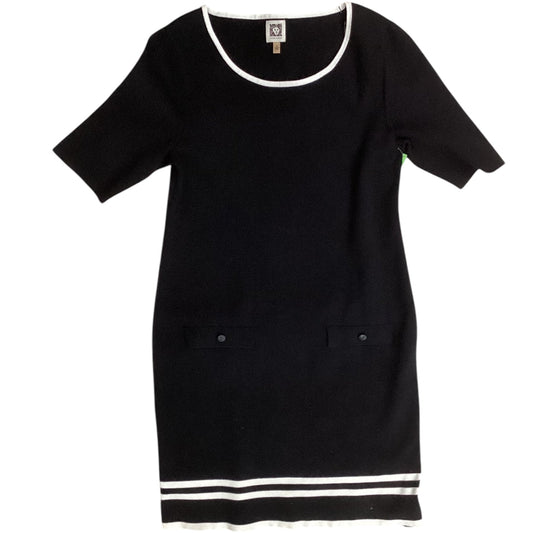 Dress Sweater By Anne Klein In Black, Size: S