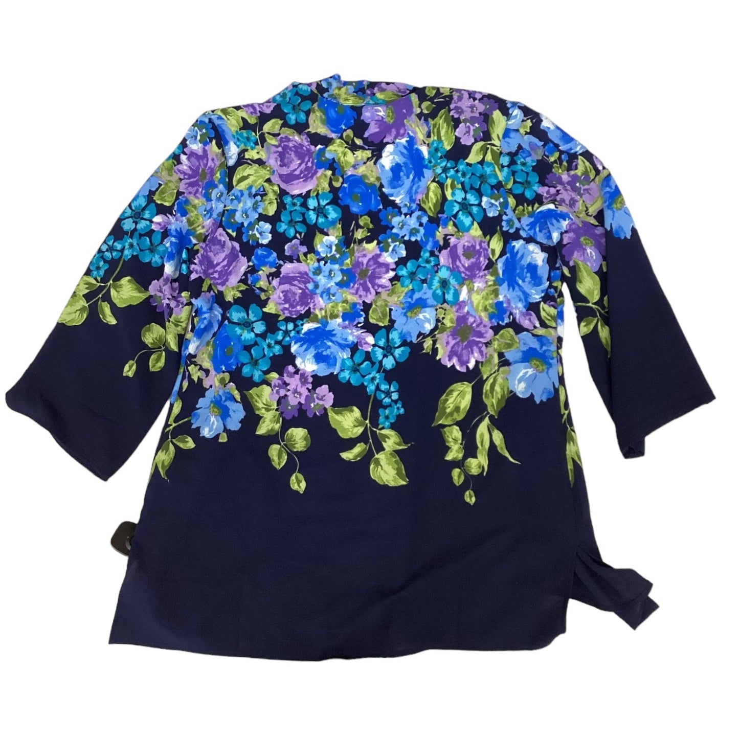 Blue & Purple Kimono Susan Graver, Size Xs