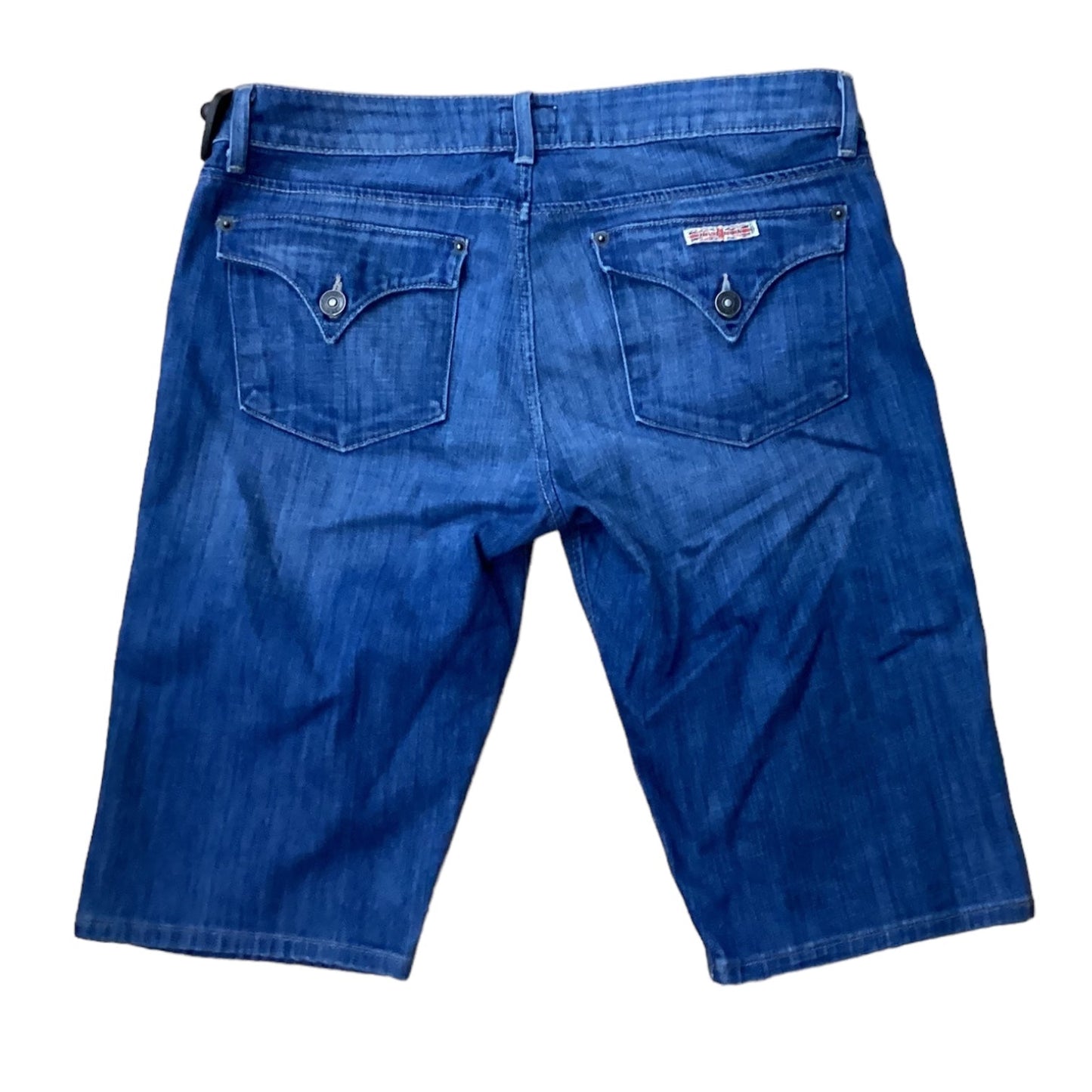 Blue Denim Shorts Designer Hudson, Size 8