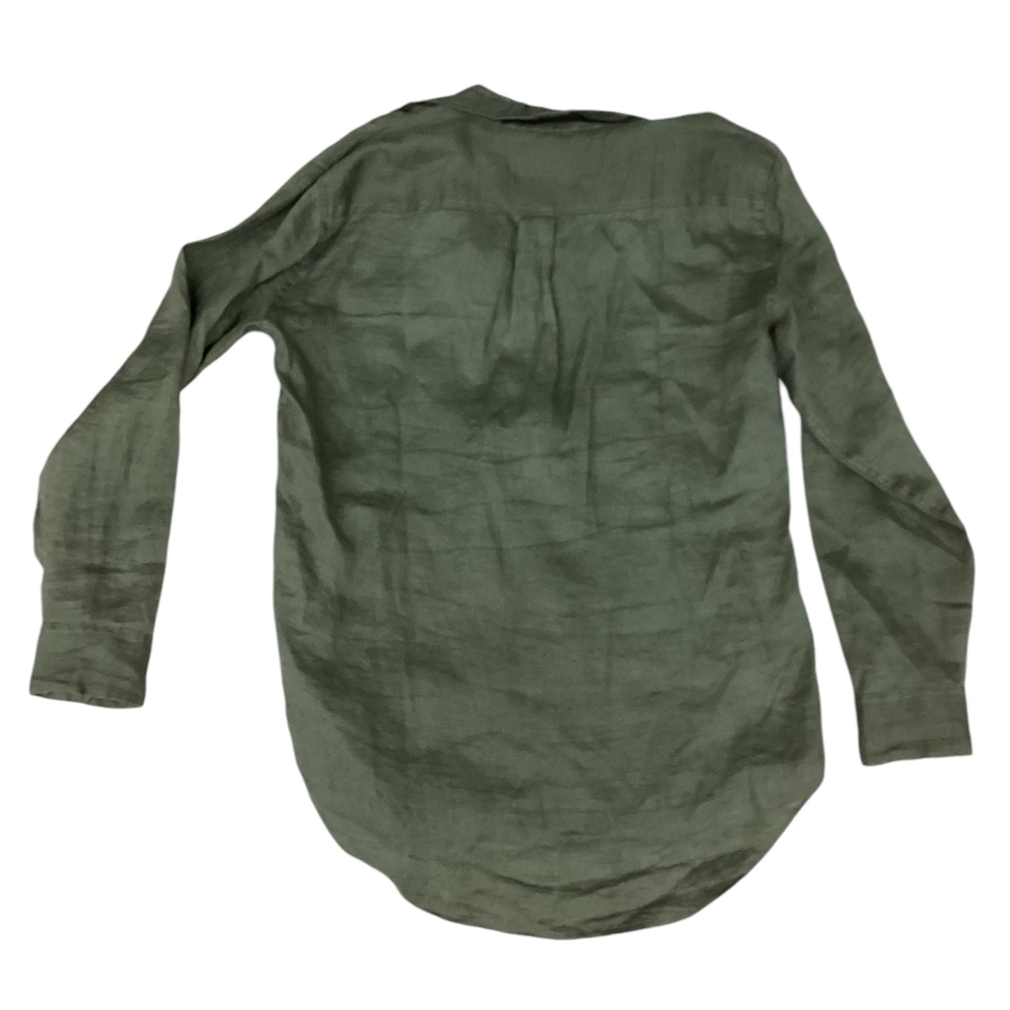 Top Long Sleeve Designer By Equipment In Green, Size: S