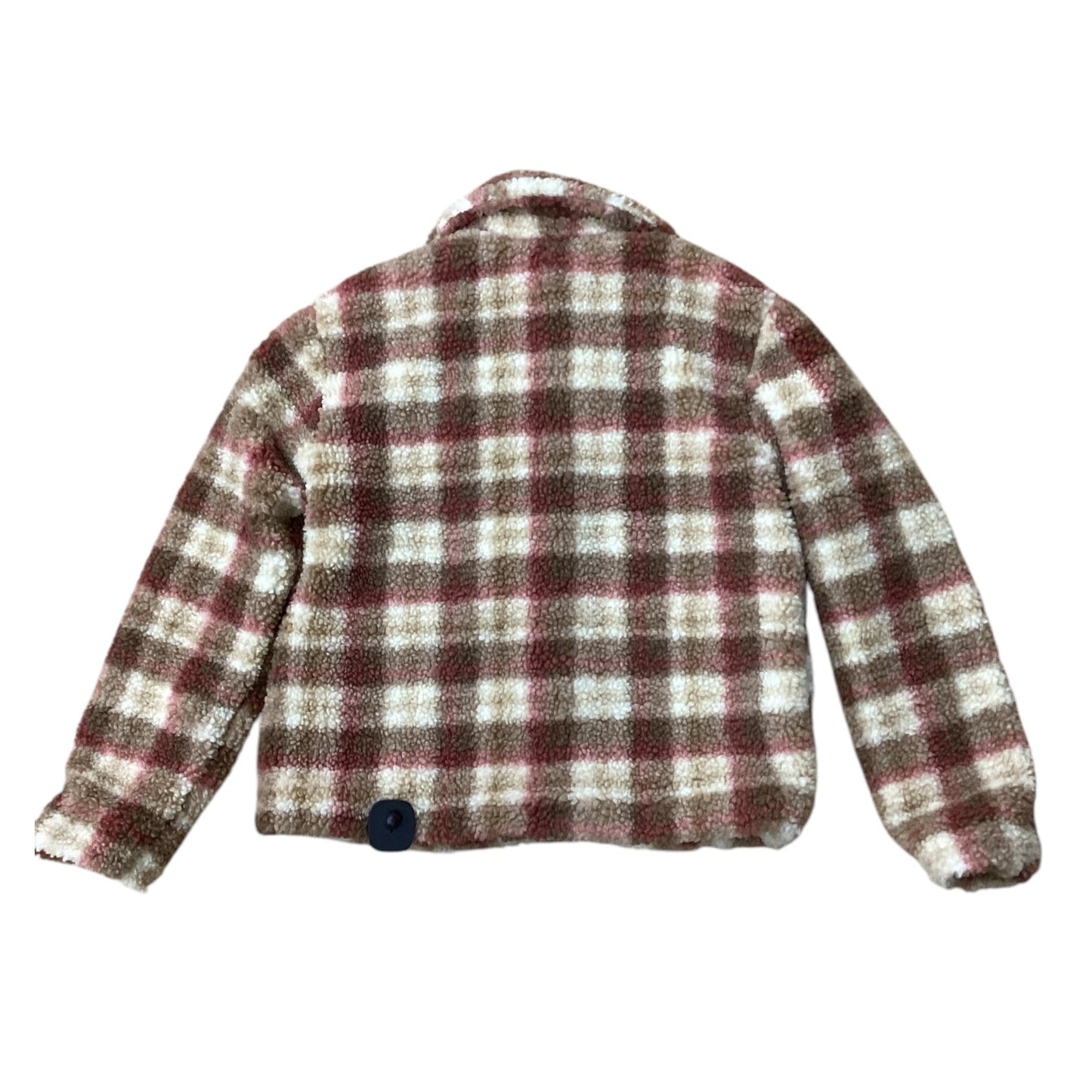 Jacket Designer By Avec Les Filles In Plaid Pattern, Size: S