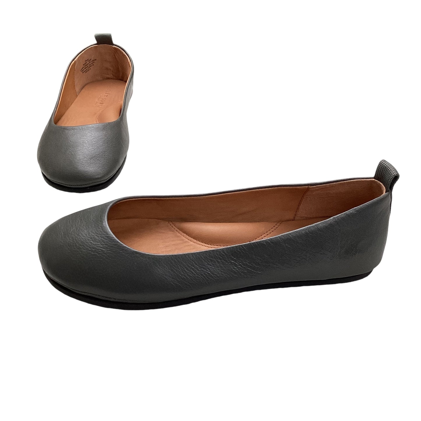 Shoes Flats By Gentle Souls In Grey, Size: 7.5