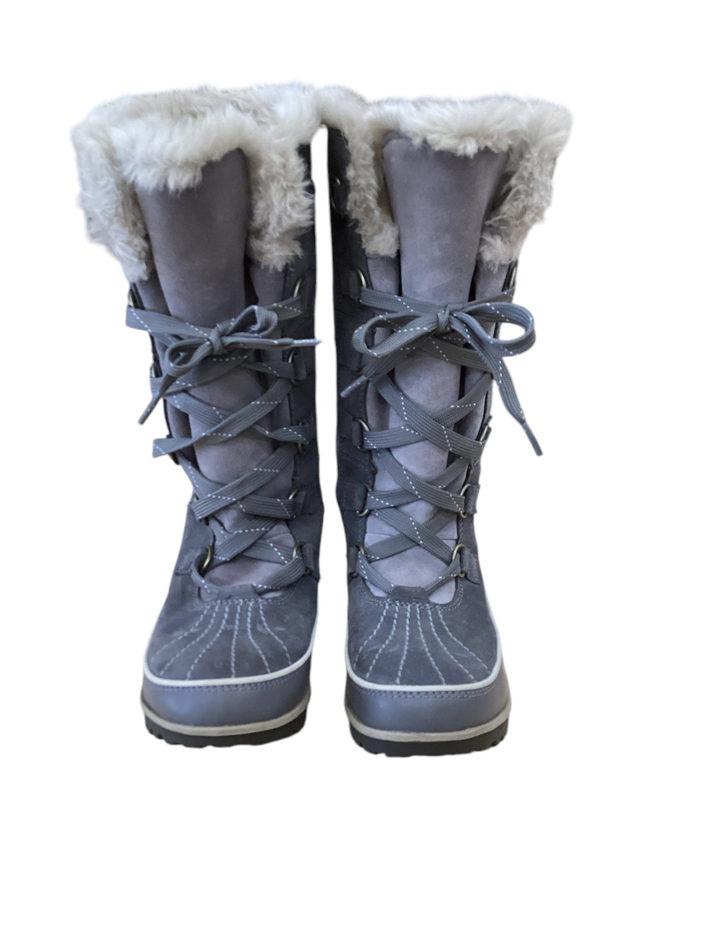 Boots Designer By Sorel In Grey, Size: 7