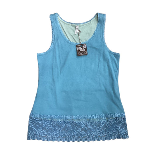 Tank Top Designer By Matilda Jane In Blue, Size: L