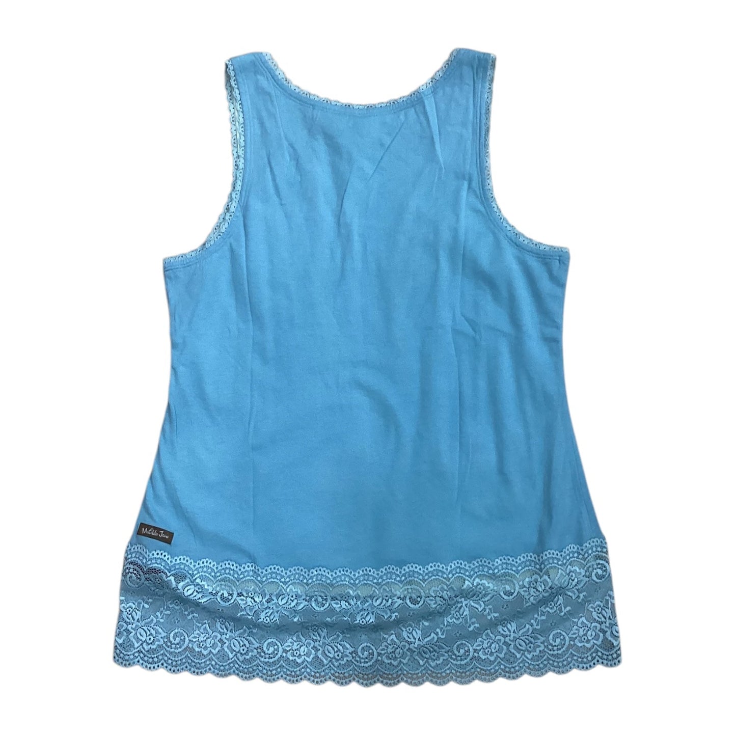 Tank Top Designer By Matilda Jane In Blue, Size: L