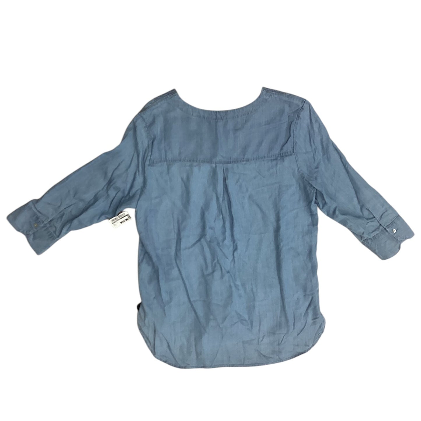 Top Long Sleeve By Zac And Rachel In Blue Denim, Size: L