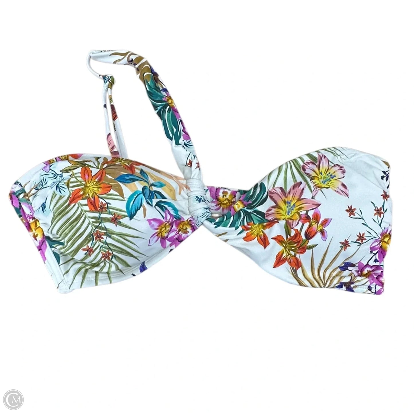 Swimsuit Top By Shade & Shore In Floral Print, Size: L