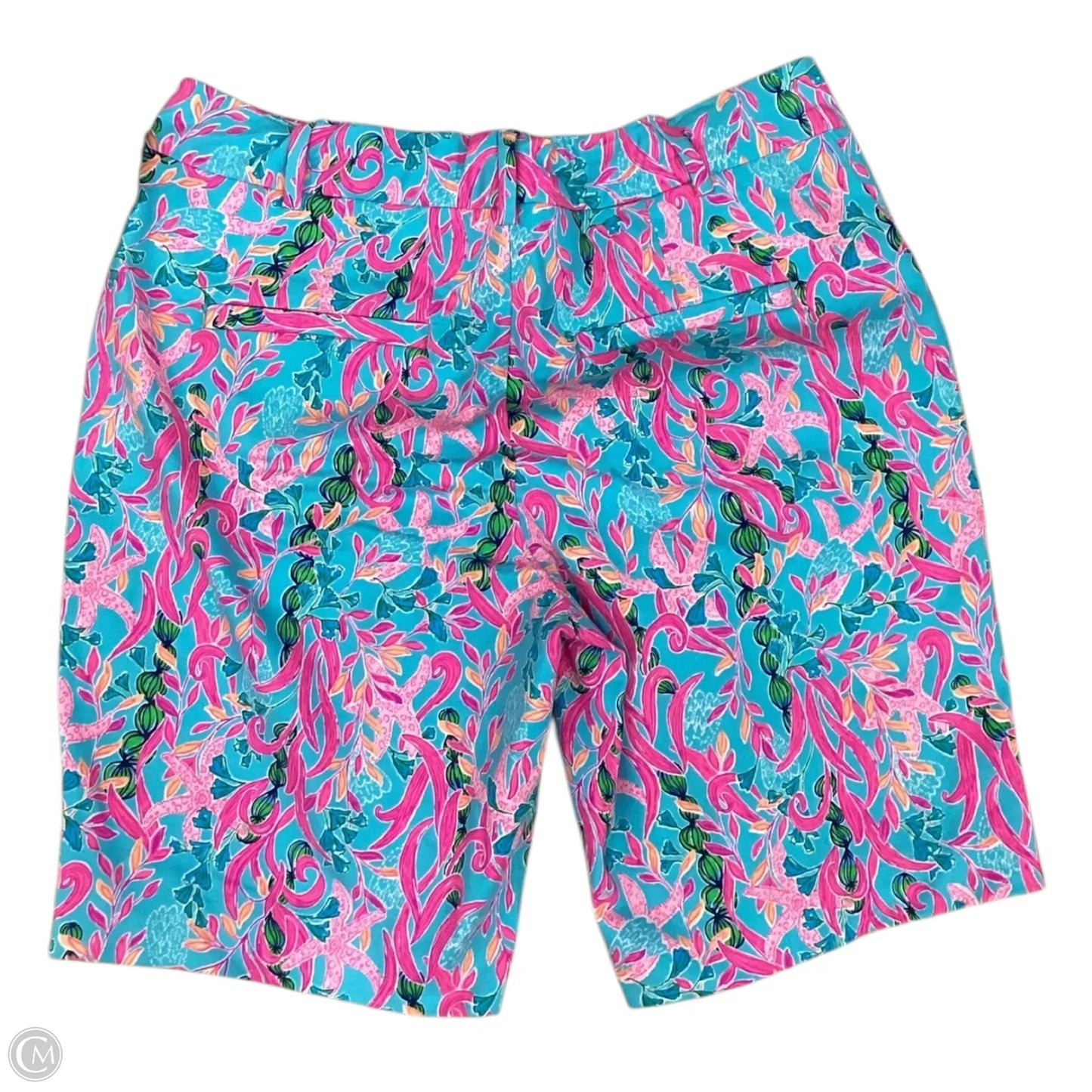 Shorts Designer By Lilly Pulitzer In Blue & Pink, Size: 8