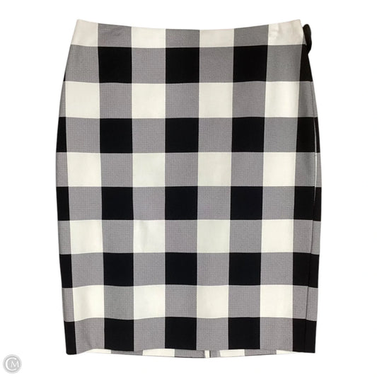Skirt Midi By Talbots In Black & Cream, Size: 6
