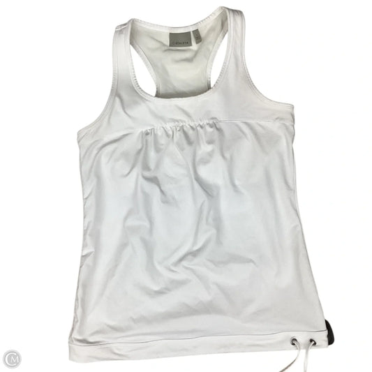 Athletic Tank Top By Athleta In White, Size: S