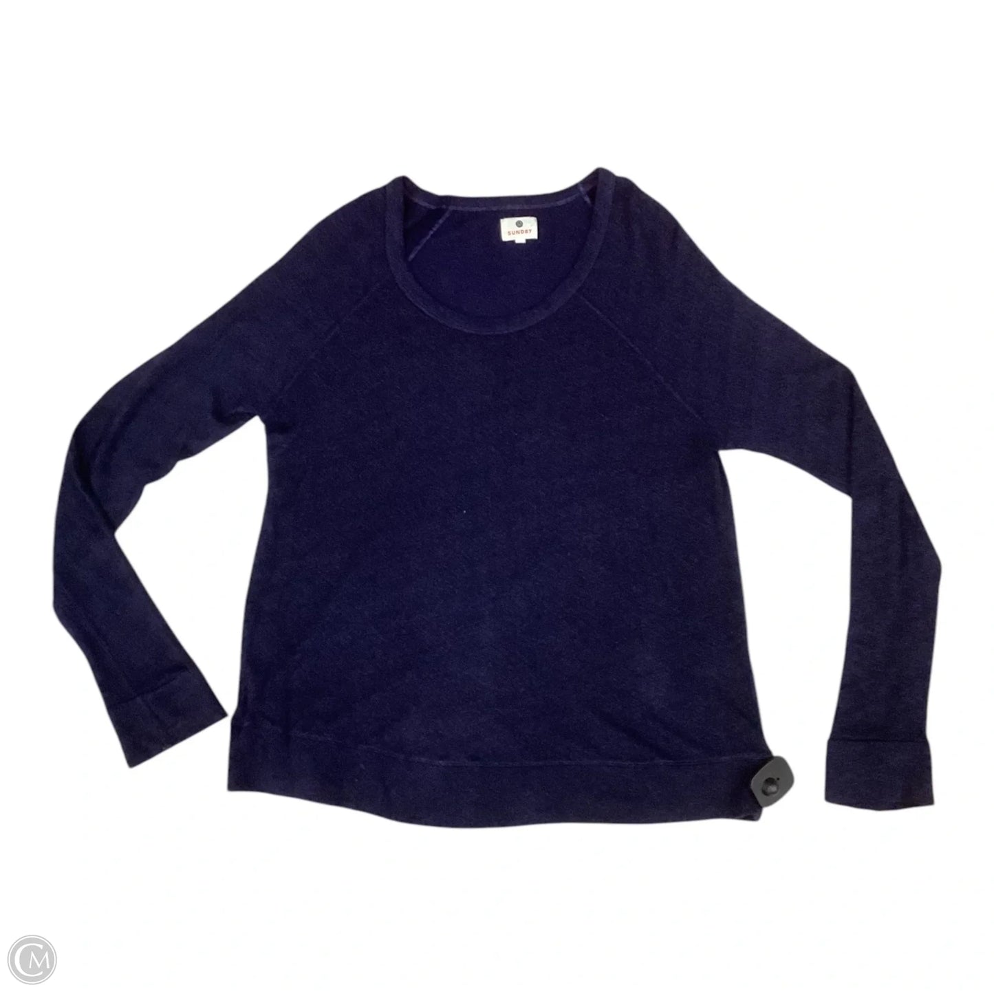 Top Long Sleeve By Sundry In Navy, Size: Xs