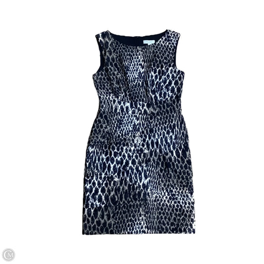 Dress Casual Midi By Dressbarn In Animal Print, Size: M