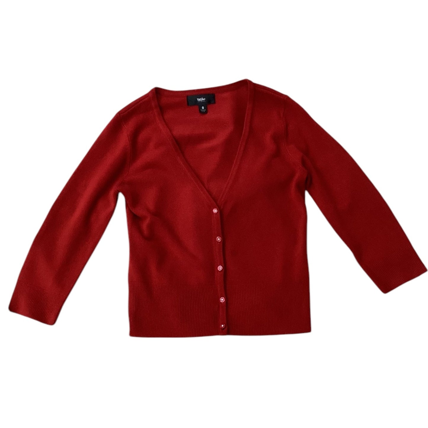 Sweater Cardigan By 1.state In Red, Size: S