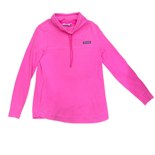 Athletic Sweatshirt Collar By Vineyard Vines In Pink, Size: Xs