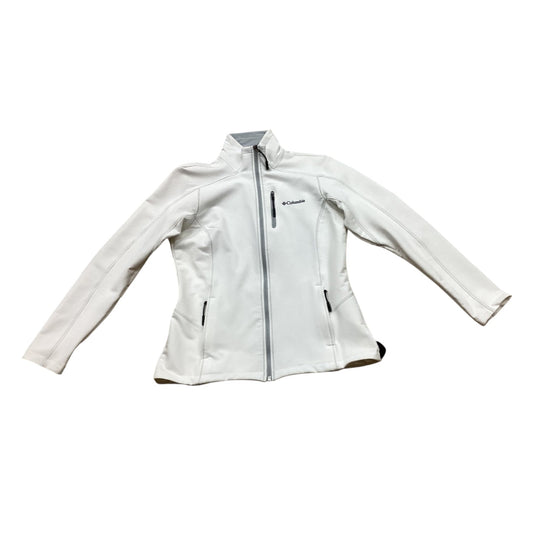 Athletic Jacket By Columbia In White, Size: M